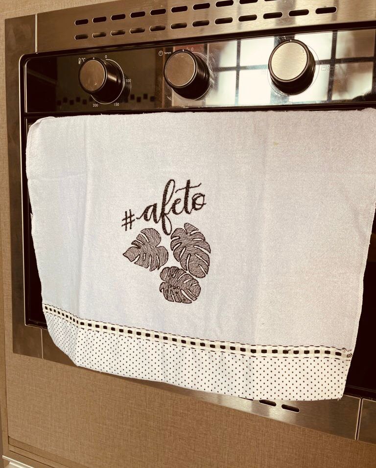 Pano de Prato Frases #afeto