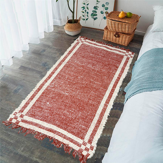 Tapete Médio Dupla Face Felpudo Terracota 0,80x1,40m