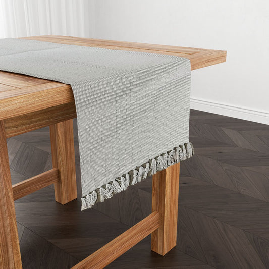 Caminho de Mesa Linha com Fio Lurex Branco 2,0m