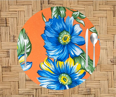 Capa de Sousplat Chita Laranja