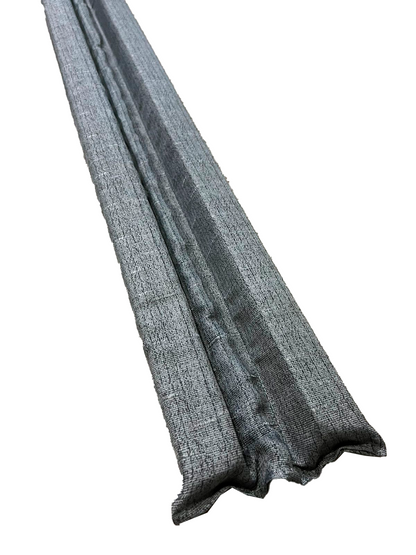 Vedador Protetor de Porta Cinza 80cm