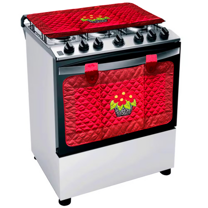 Kit Fogão E Forno Patchwork 6 Bocas