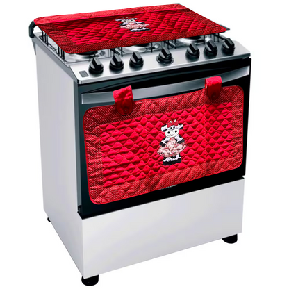 Kit Fogão E Forno Patchwork 6 Bocas