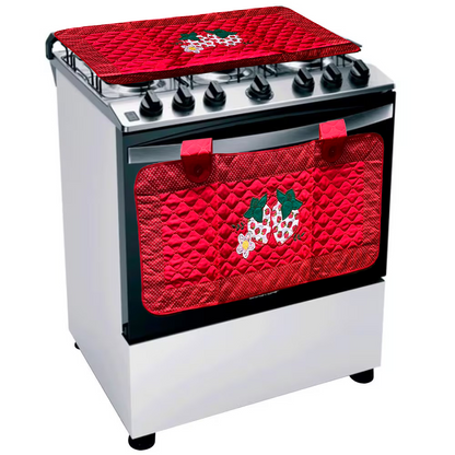 Kit Fogão E Forno Patchwork 6 Bocas