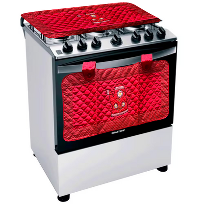 Kit Fogão E Forno Patchwork 6 Bocas