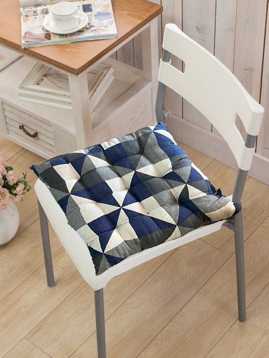 Almofada para Cadeira Futon Gorgurinho Triângulo Azul