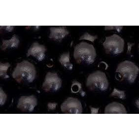 Pacote 100 Bolinhas de Madeira Preta