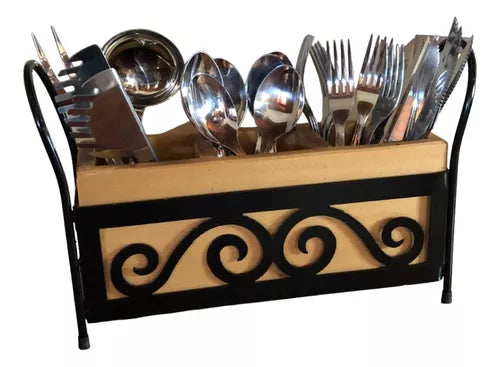 Porta Talher com 3 Compartimentos Arabescos