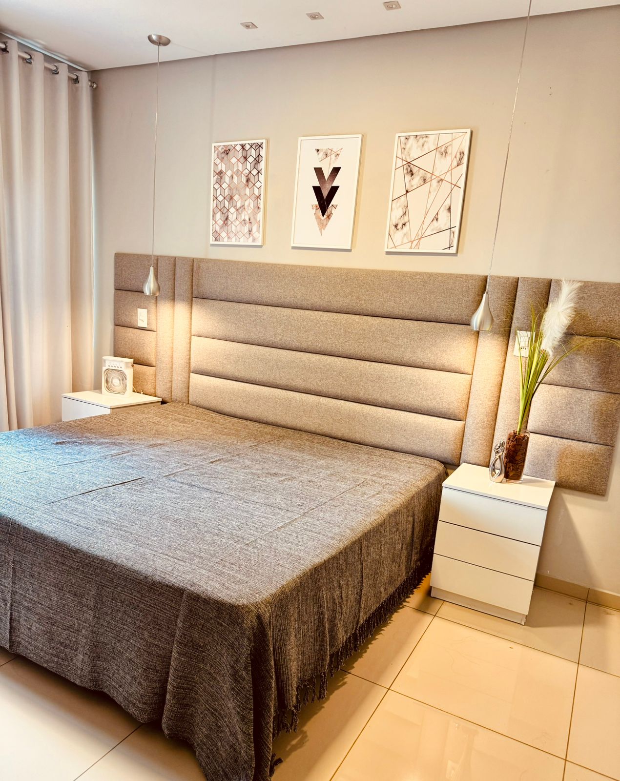 Colcha para Cama Casal 2,20x2,50m Artesanal Mesclada Preta