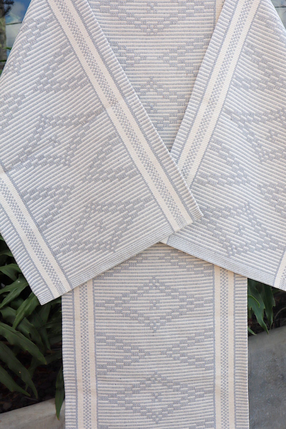 Jogo de Passadeira Algodão Marajó Cinza