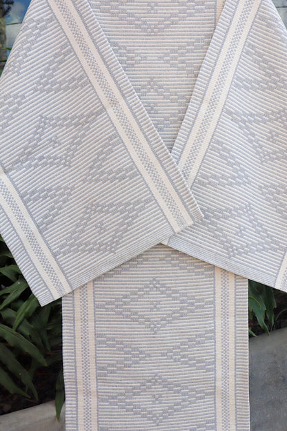 Jogo de Passadeira Algodão Marajó Cinza