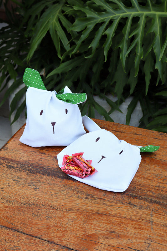 Saquinho Porta Chocolate de Páscoa Verde