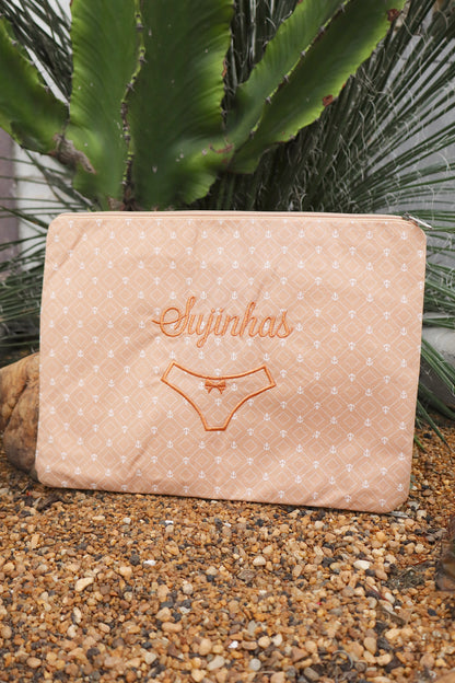 Necessaire Porta Calcinha Limpinha Sujinha G Âncoras