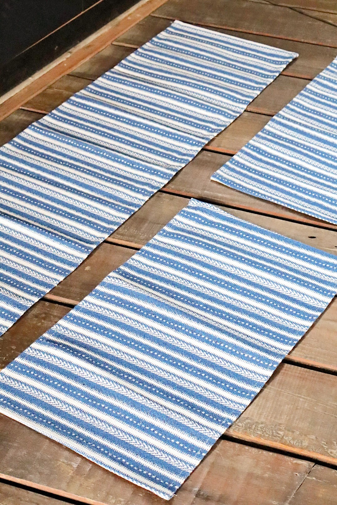 Jogo de Passadeira Emborrachado Arezzo Azul