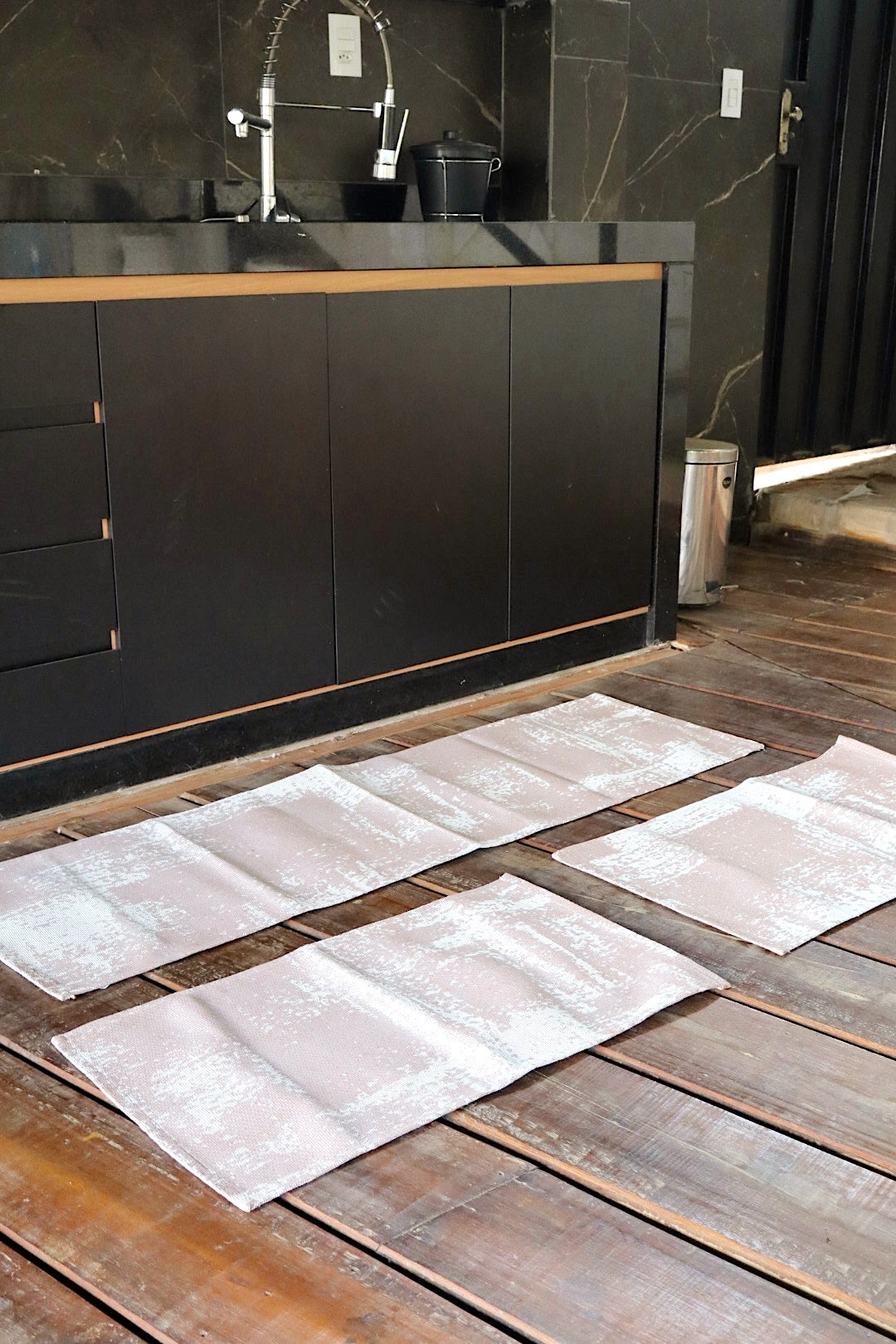 Jogo de Passadeira Emborrachado Velvet Nude