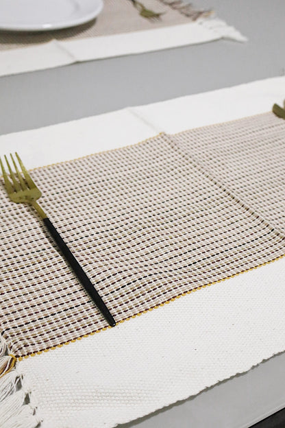 Par Jogo Americano Linha Cru Mescladinho