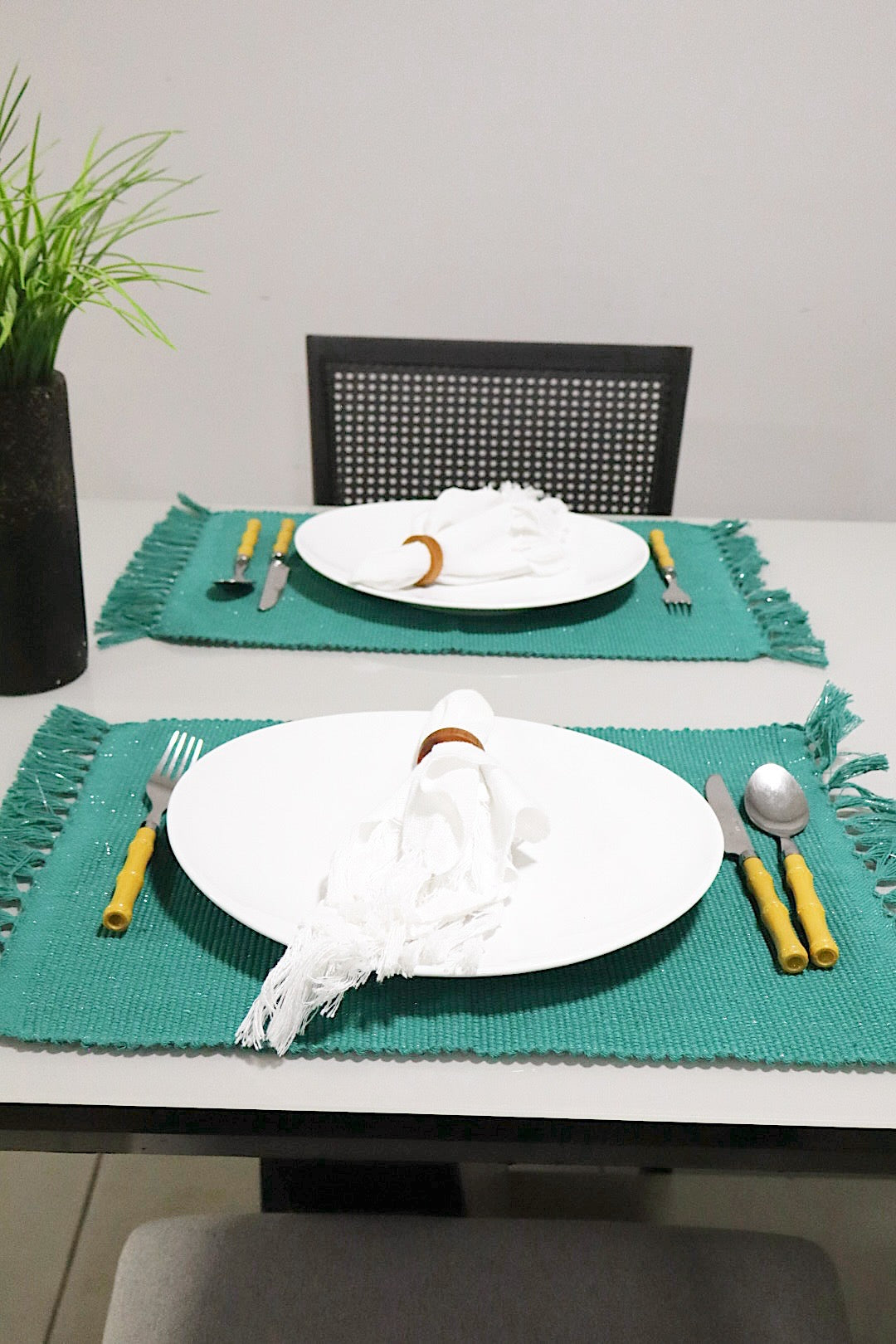 Par Lugar Americano Linha com Fio Lurex Tifanny