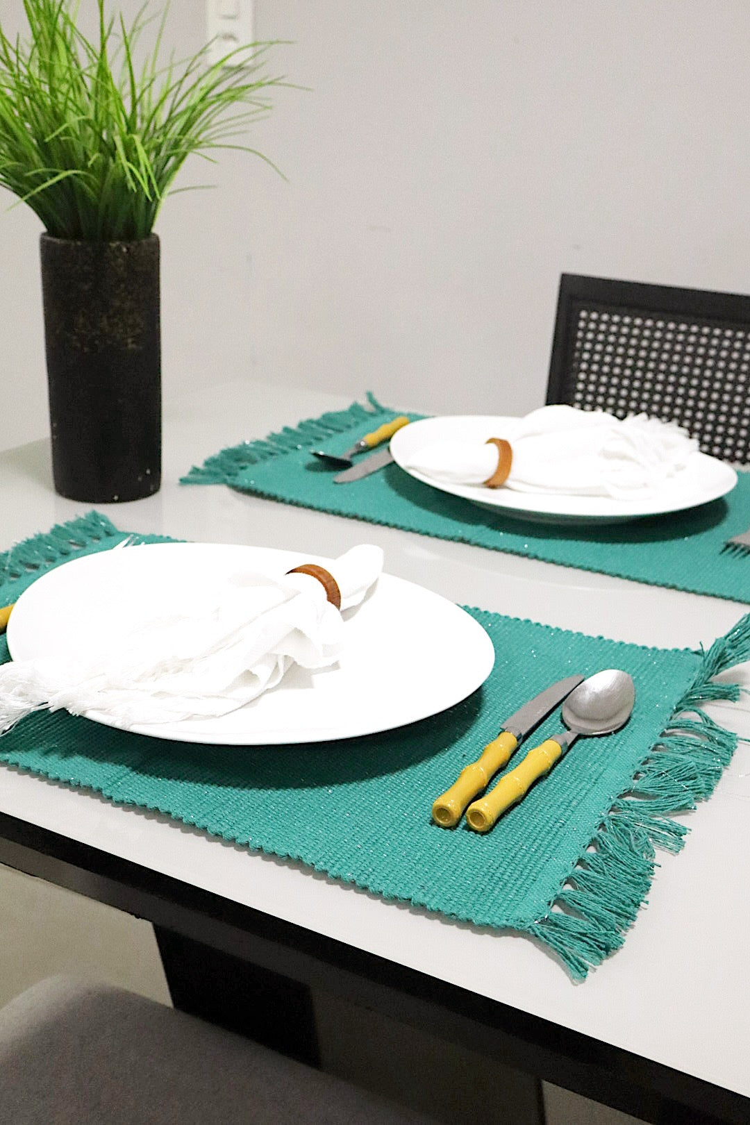 Par Lugar Americano Linha com Fio Lurex Tifanny