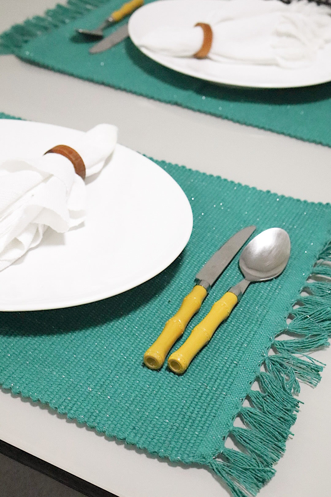 Par Lugar Americano Linha com Fio Lurex Tifanny