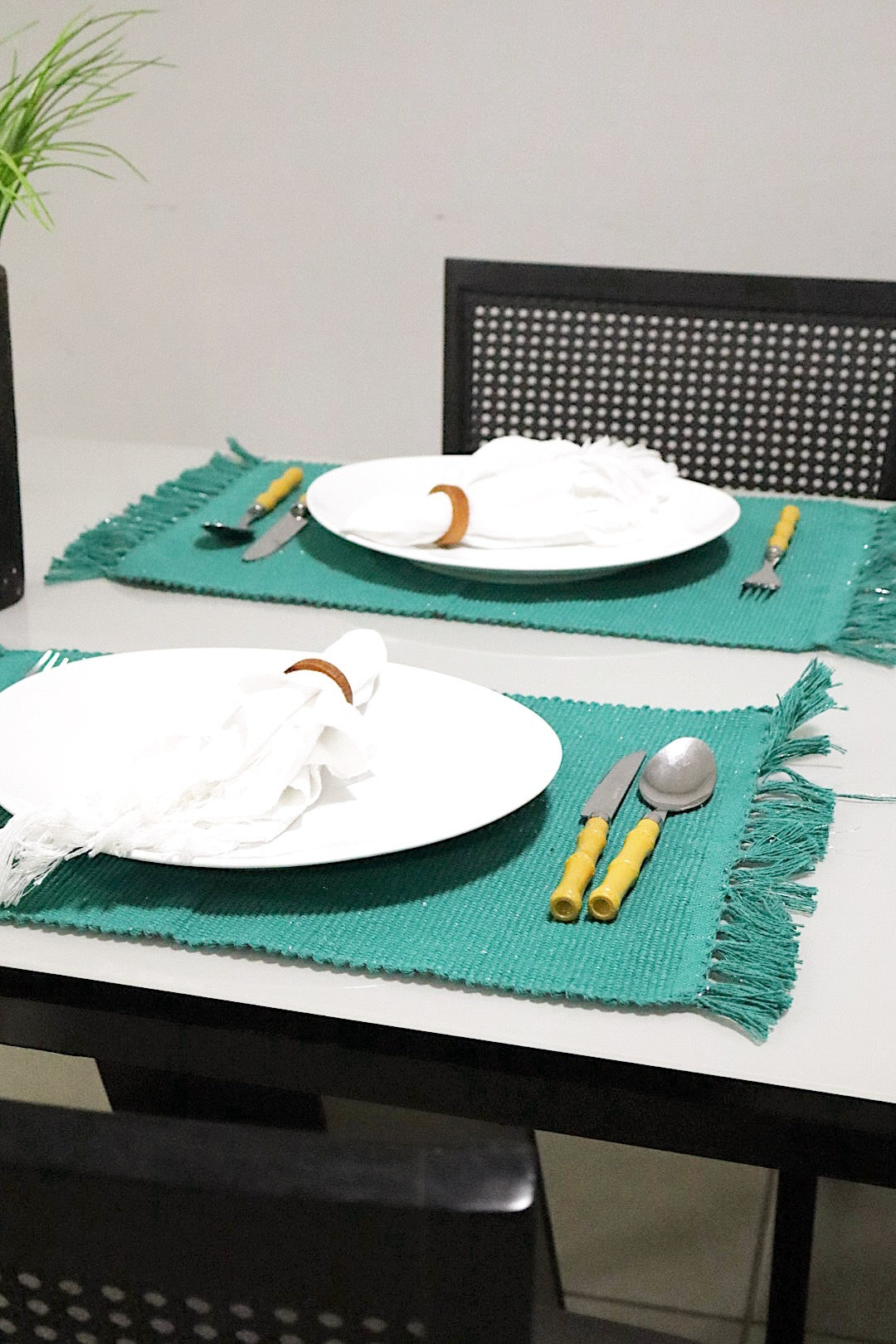 Par Lugar Americano Linha com Fio Lurex Tifanny