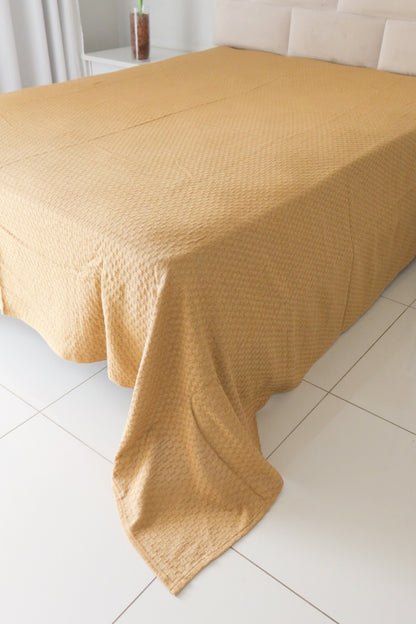 Colcha Casal Riachuelo Mostarda 2,10x2,40m