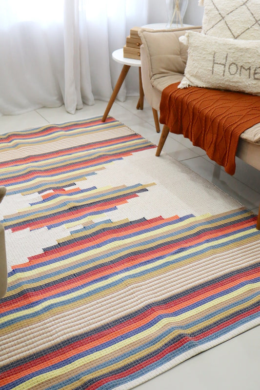 Tapete de Bico Linha Trabalhado Colorido 1,50x2,00m