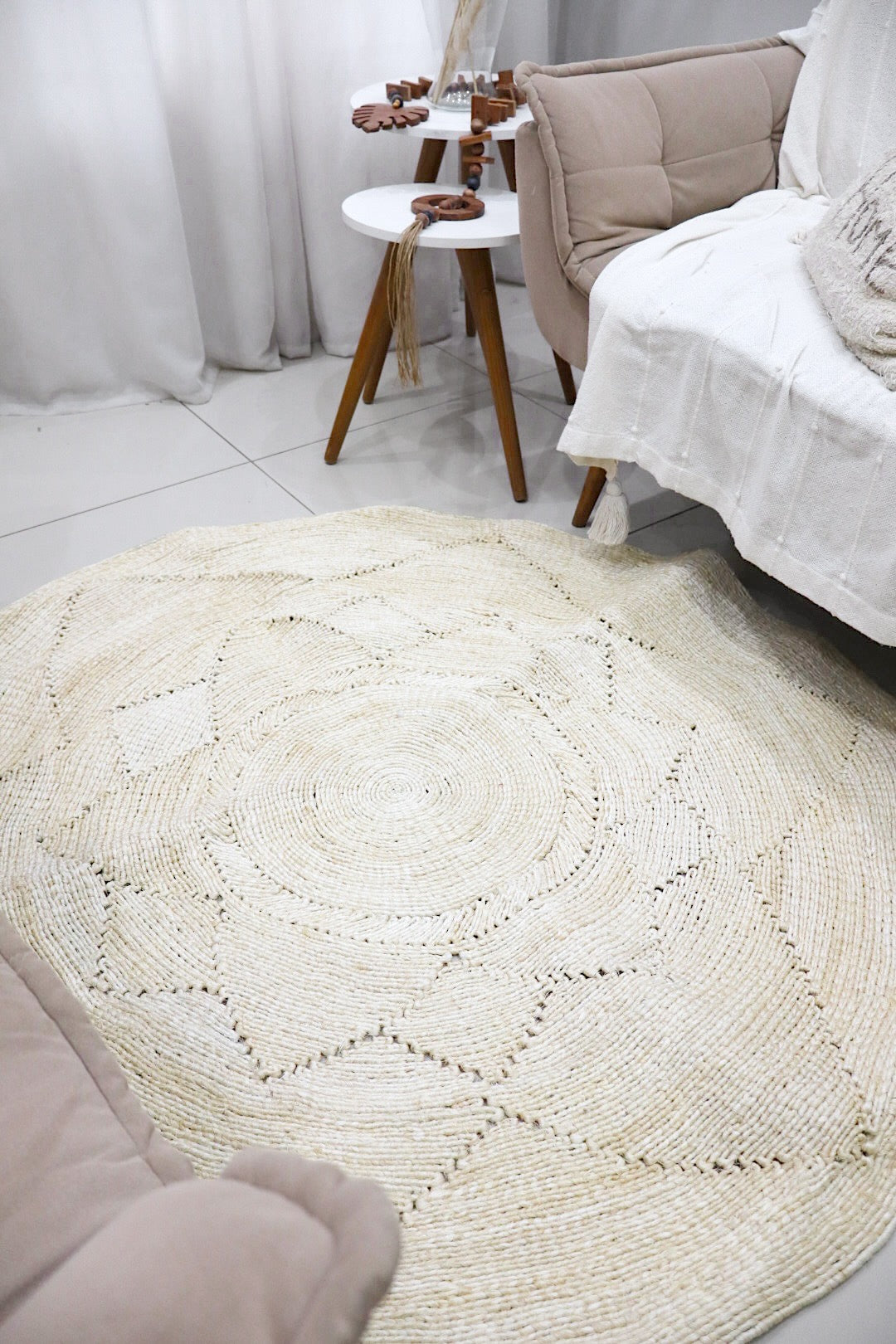 Tapete Sisal Redondo 1,5m EST014