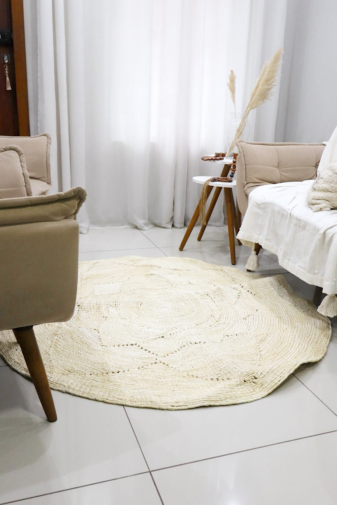 Tapete Sisal Redondo 1,5m EST014