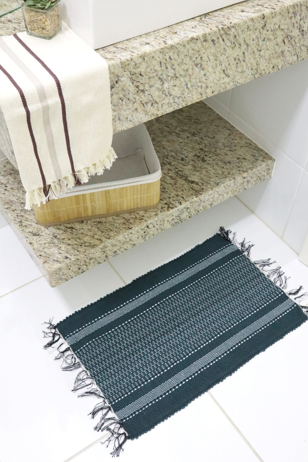 Kit 2 Peças de Lavabo Comum Verde Musgo