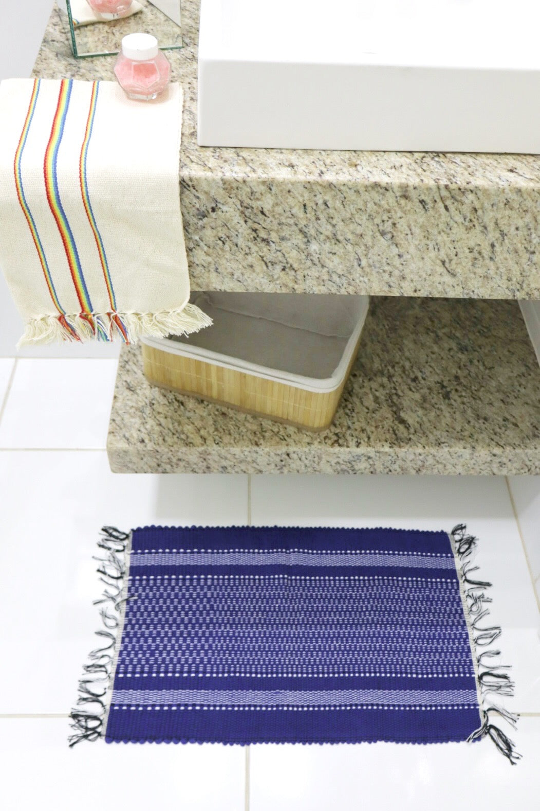 Kit 2 Peças de Lavabo Comum Roxo