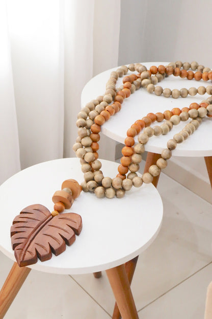 Colar / Terço de Mesa Especial Decorativo Triplo Costela de Adão