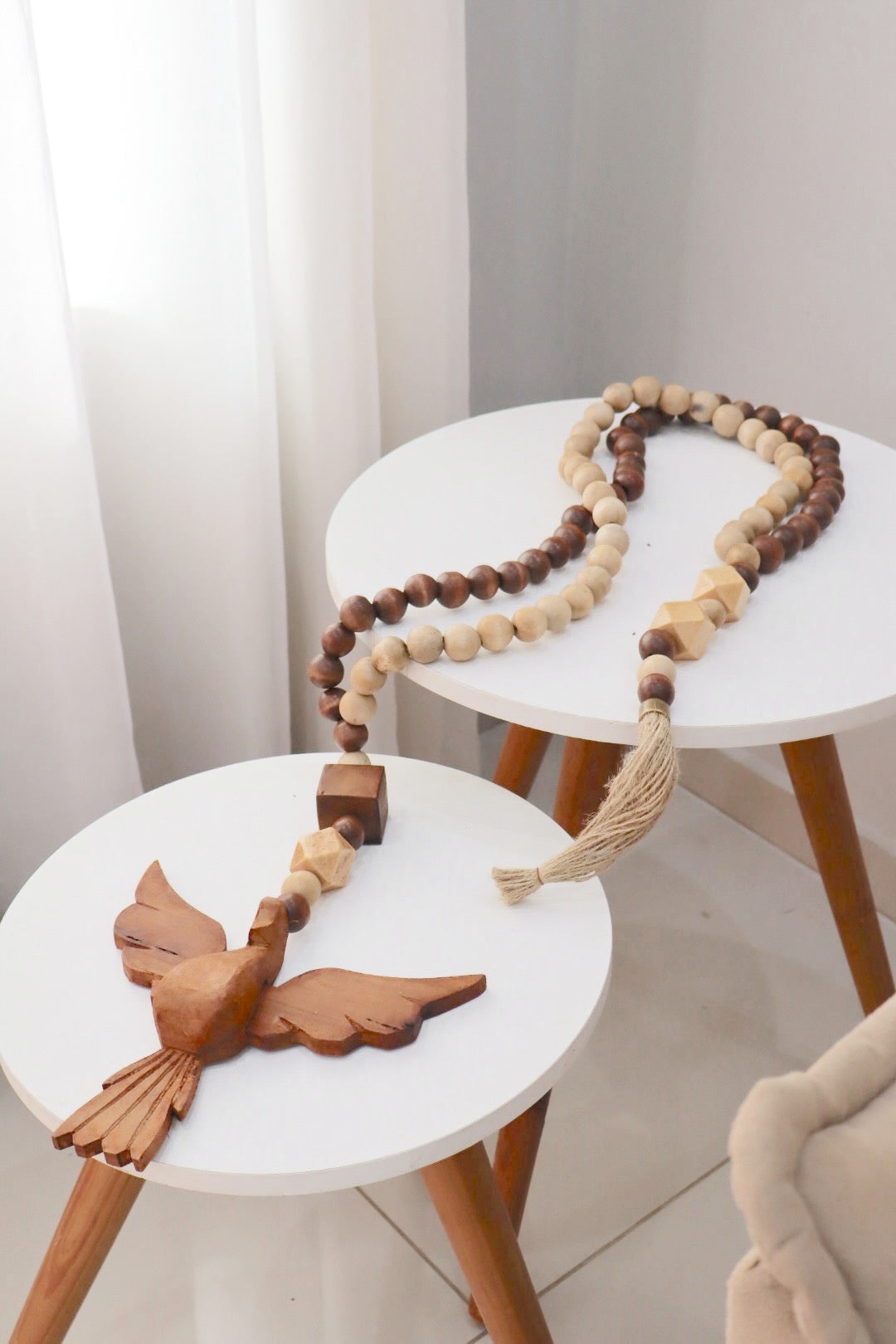 Colar / Terço de Mesa Especial Decorativo Divino