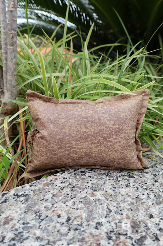 Peso de Porta Emborrachado Almofadinha Marrom Mescla