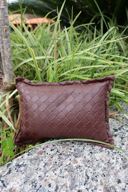 Peso de Porta Emborrachado Almofadinha Marrom