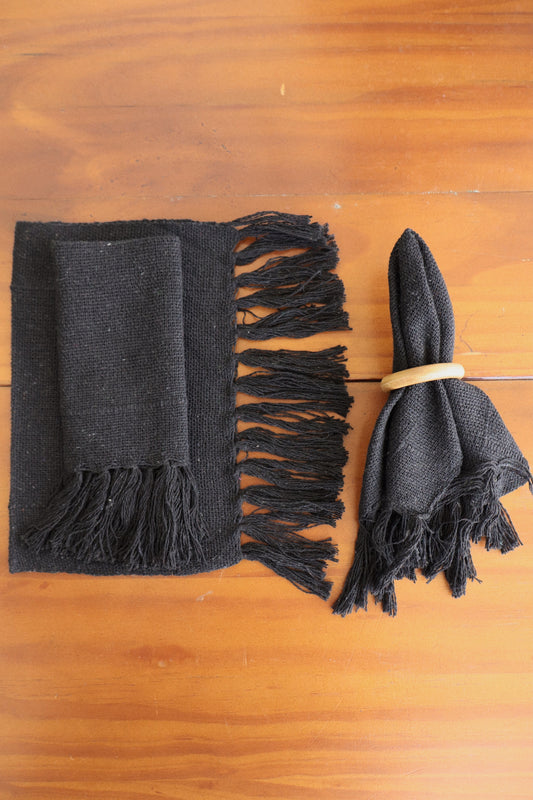 Guardanapo Algodão Mini Preto