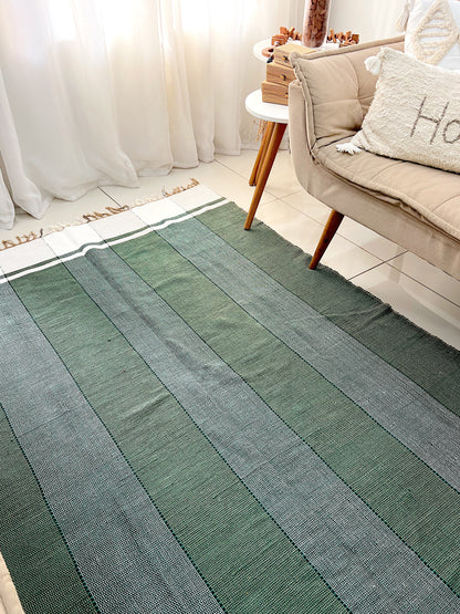 Tapete em Malha Moldura Verde 1,50x2,00m