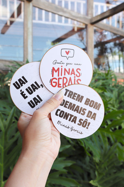 Descanso Para Copo / Porta Copo Dicionário Mineiro Unidade