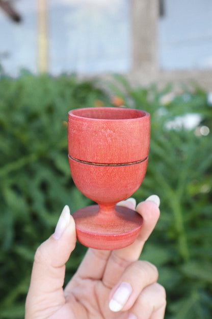 Mini Taça de Madeira 7cm