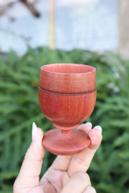 Mini Taça de Madeira 7cm