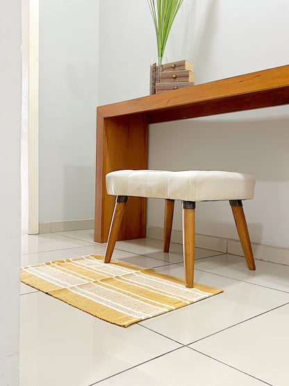 Tapete em Linha Mostarda Listra 48x78cm
