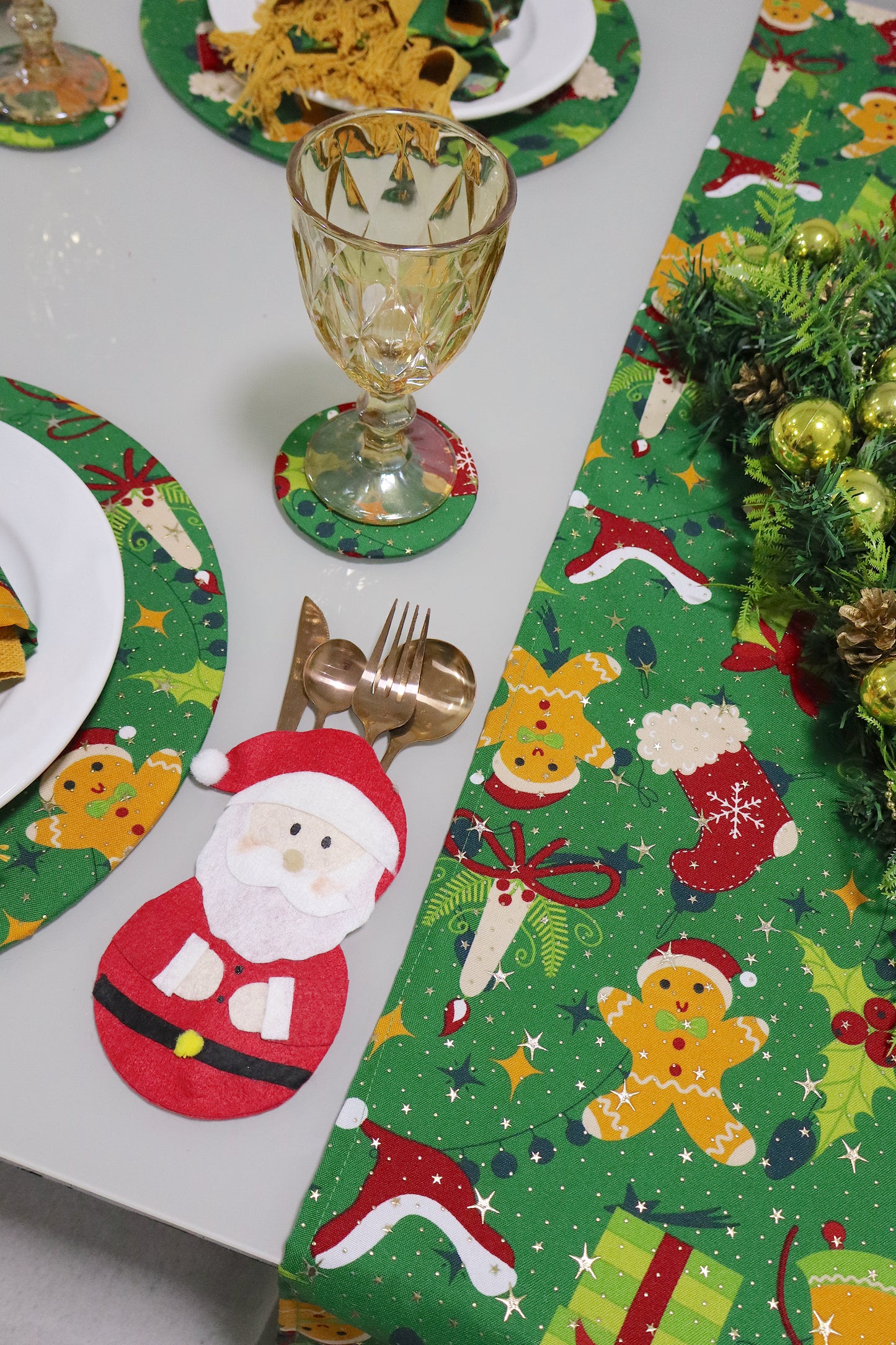 Caminho de Mesa Natal Estampado