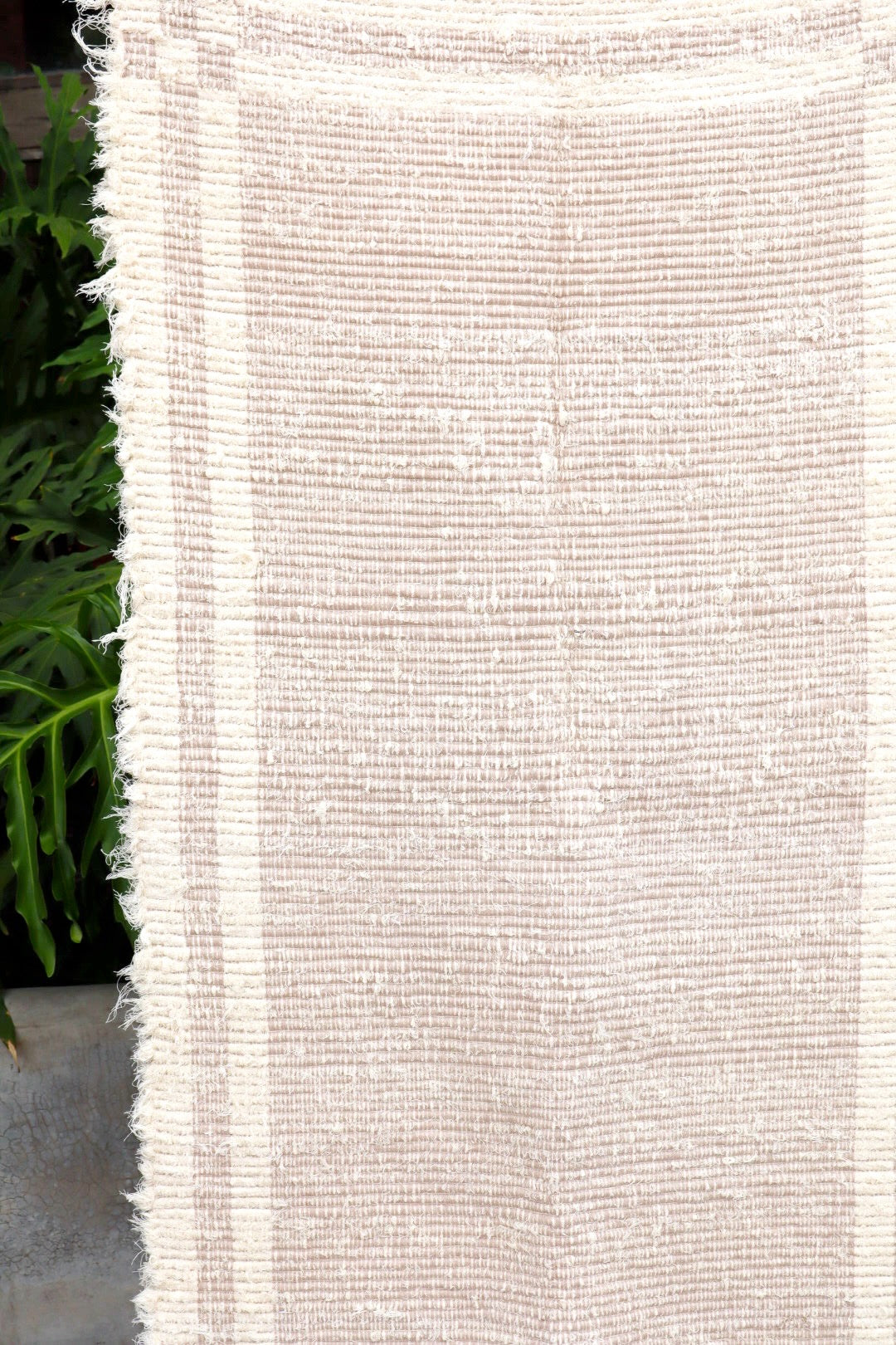 Tapete Médio Dupla Face Felpudo Rosê Sem Franja 0,80x1,40m