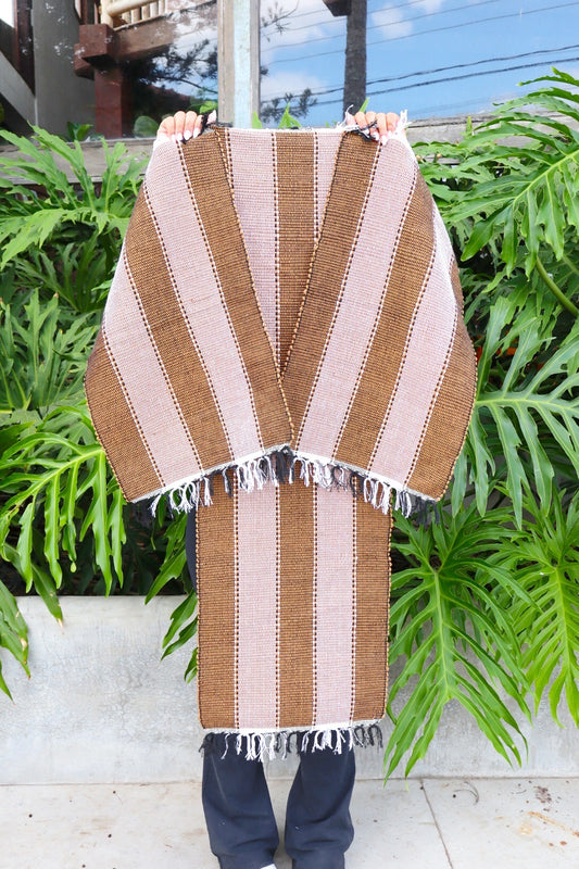 Jogo de Passadeira Malha com 3 Peças Caramelo Mini