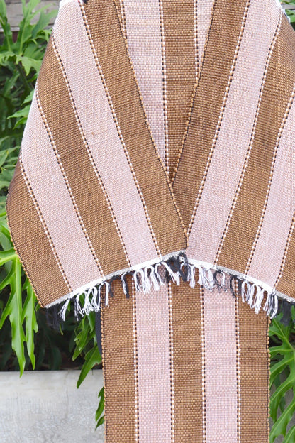 Jogo de Passadeira Malha com 3 Peças Caramelo Mini