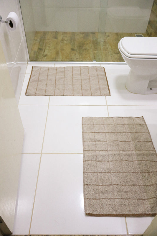 Tapete Felpa Ultra Absorvente Claro 50x70cm