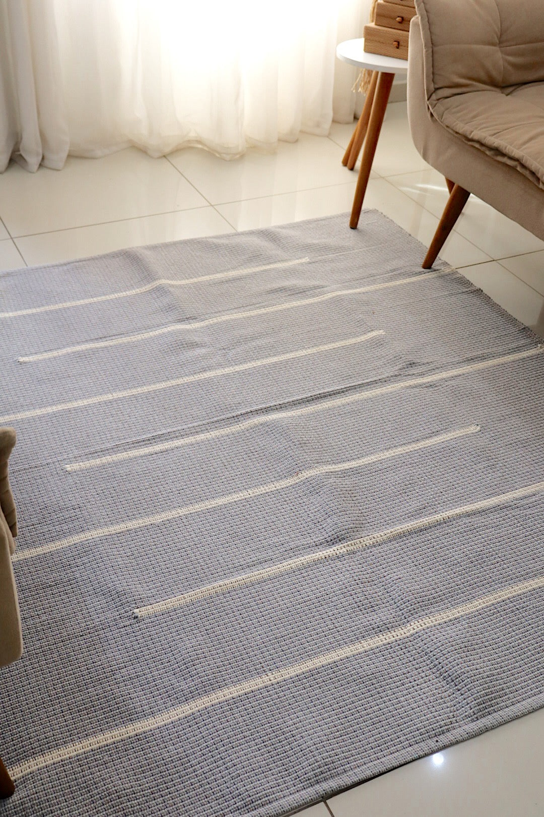 Tapete em Linha Capri Cinza 1,50x1,50m
