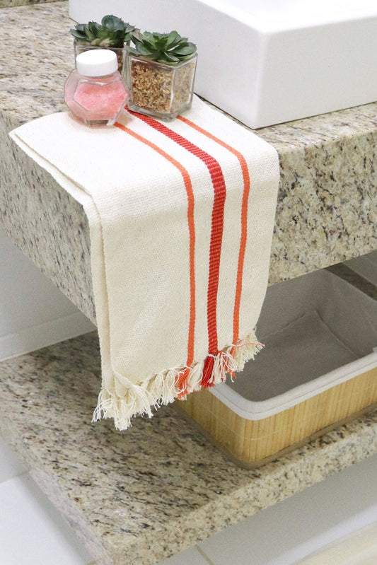 Toalhinha Lavabo Linha Laranja