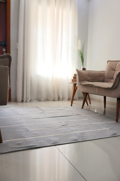 Tapete em Linha Capri Cinza 1,50x1,50m