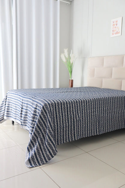 Colcha Casal Riachuelo Azul Marinho 2,10x2,40m