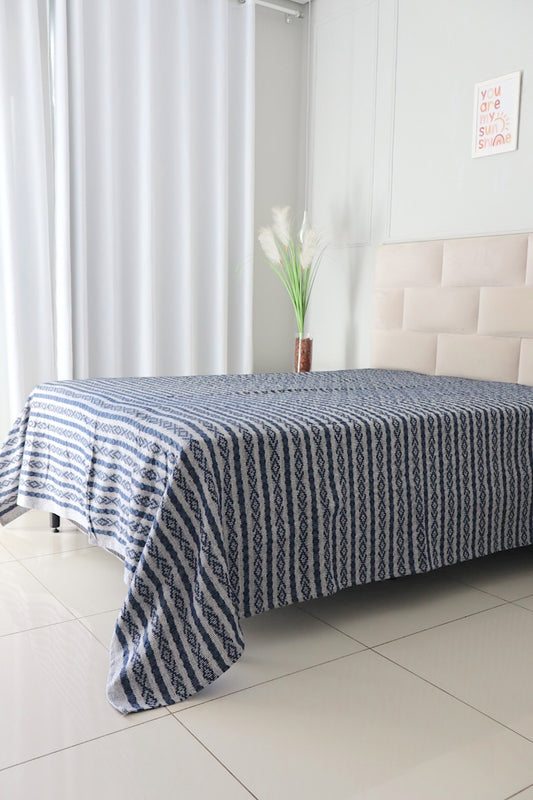 Colcha Casal Riachuelo Azul Marinho 2,10x2,40m